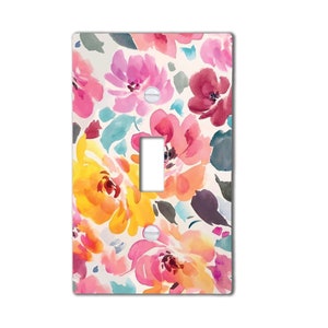 Floral Light Switch Cover