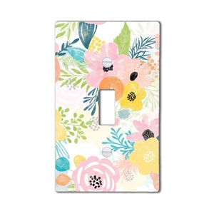 Floral Light Switch Cover