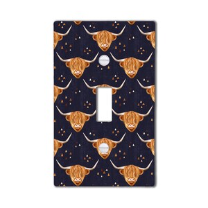Highland Cow Light Switch Cover