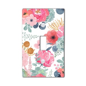 Floral Light Switch Cover
