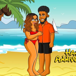 Custom Simpsons Family Portrait, Custom Simpsons Portrait, Yellow Character, Simpsons Gift for Birthday Anniversary, Simpsons Portrait Art