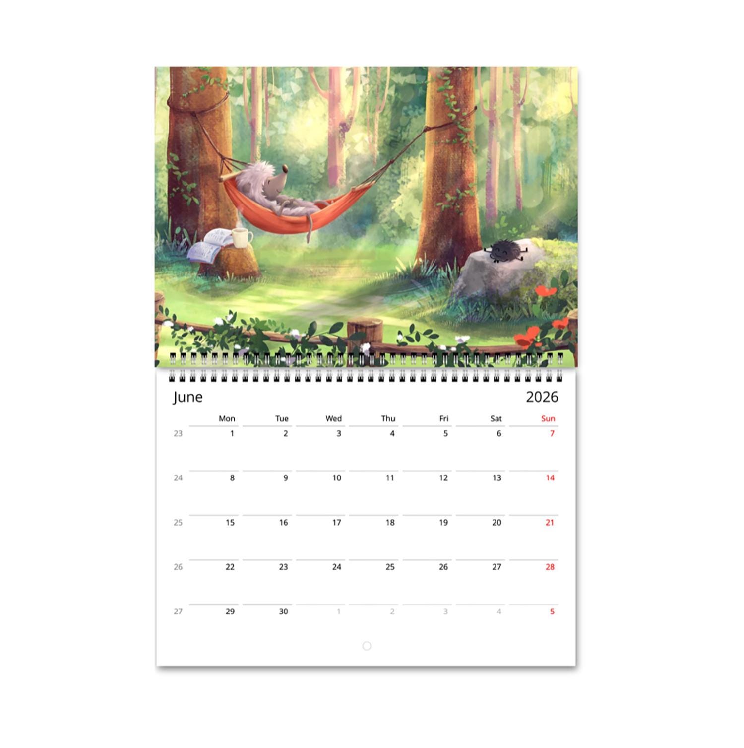 2026 Start Any Month Calendar | Flexible Year Wall Calendar ...