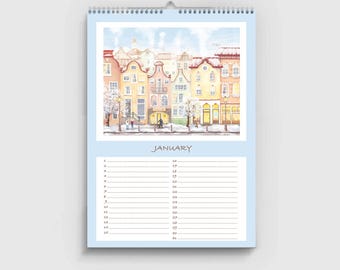 Perpetual Birthday Wall Calendar