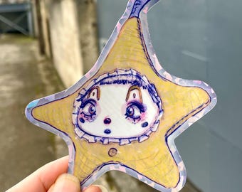 Star Baby Sticker (Waterproof Vinyl) (shiny glitter effect)