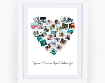Juliana Impressions New Baby Heart Shaped Collage Photo Frame Boy or Girl 
