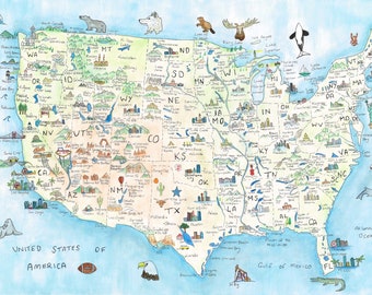 【1950s60s USA vintage】アメリカ 地図 州 アート オブジェ il_340x270.3751527056_n9b7.jpg