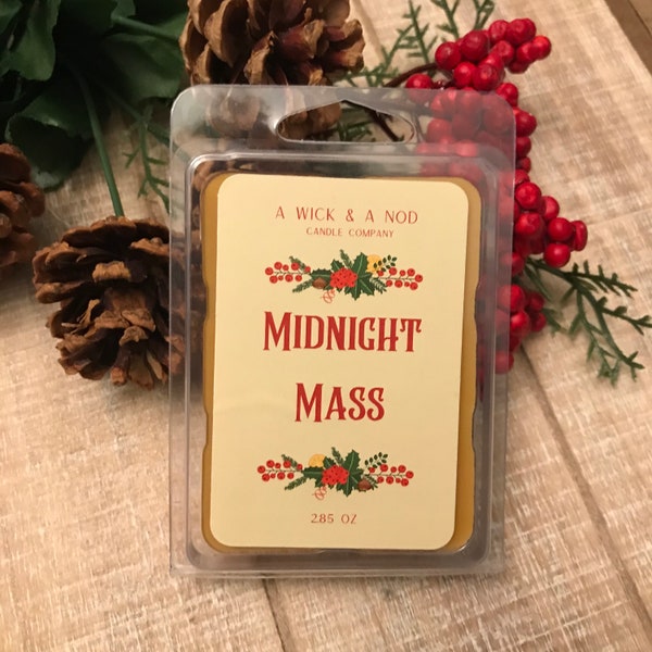 Midnight Mass Christmas Vintage Holiday Clamshell Wax Melt