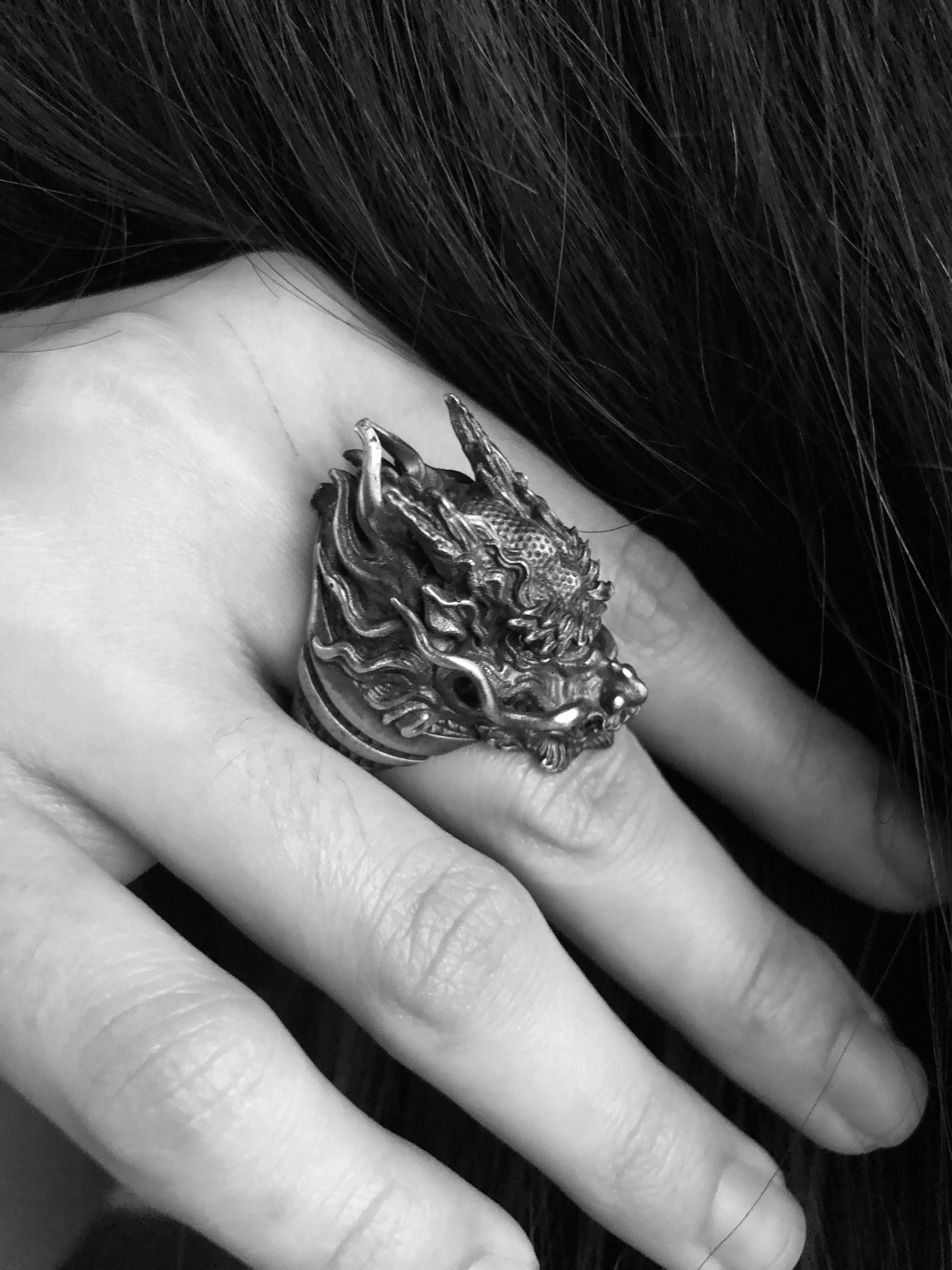 Japanese dragon ring deals