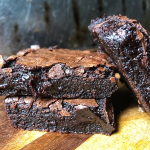 Chewy Chocolate Brownies/ Brownie Bars/ Homemade brownies/ brownies from scratch/ Bars/ Brownie Gift Box