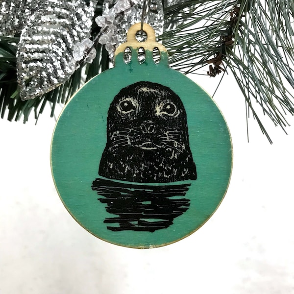 Harbor Seal ornament