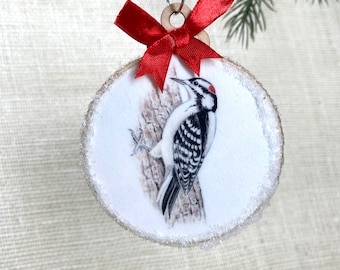 Bird Ornament - Woodpecker