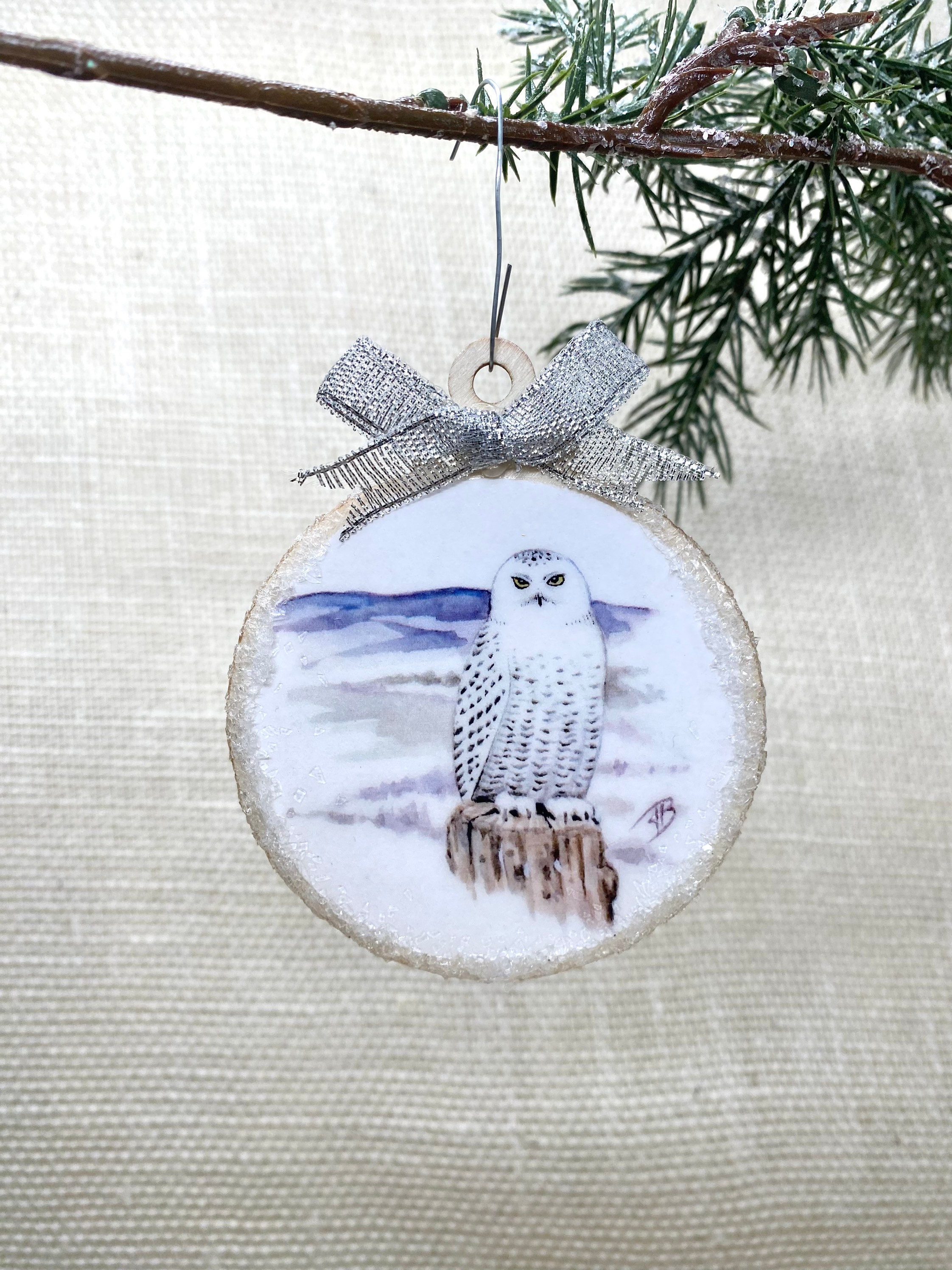 Owl Christmas Ornament/ Snowy Owl/ Wizarding Christmas Tree/ Owl Post/ –  FanCornerCreations