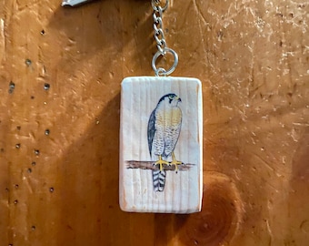 Peregrine Falcon Keychain