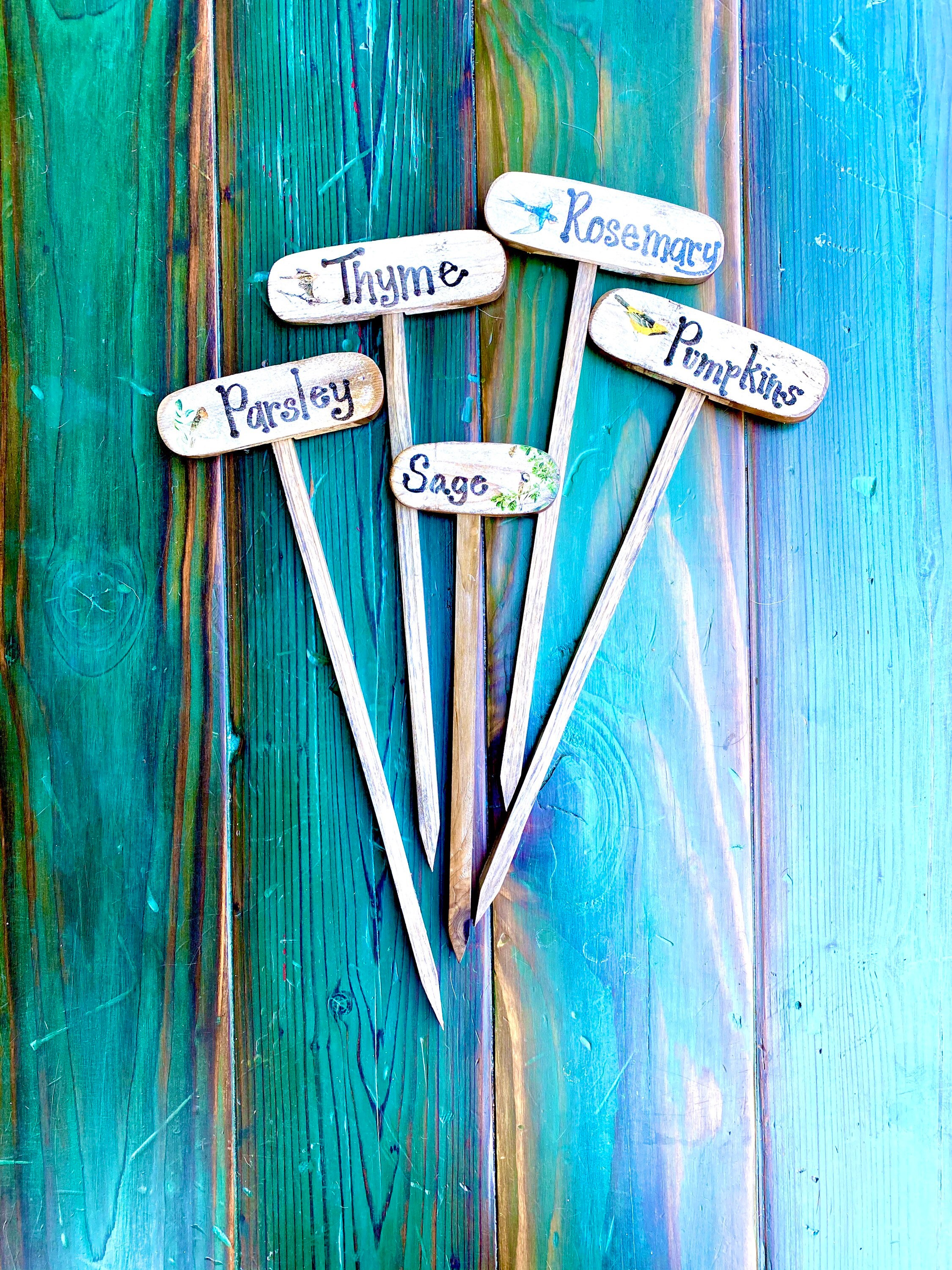 Garden Markers Etsy