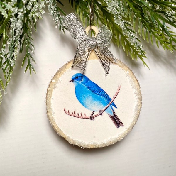 Bird Ornament - Mountain Bluebird