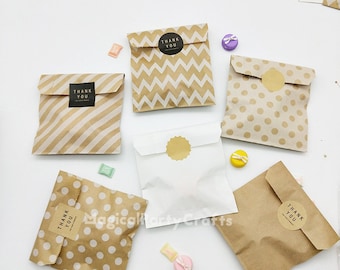 25 Stück 10 * 5,9 cm Kraftpapiertüten weiß Kraftpapier Chevron weiß Minitüten Erntedankfest tüten Jutetüten Jutebeutel Küken Reistüten