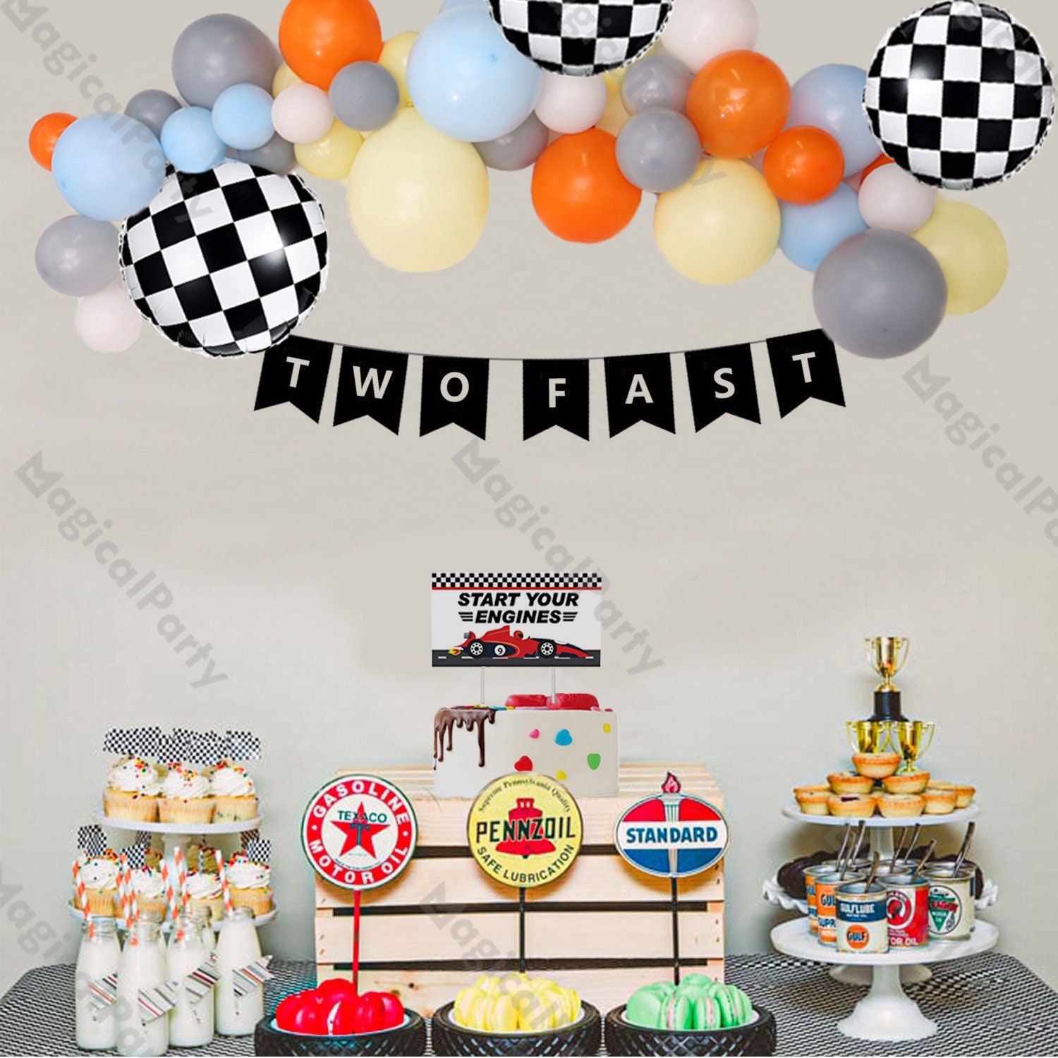 Geburtstagsdeko-Set Mit Sternen-Ballons – Inkl. Banner & Alufolienballons Für Kinderpartys