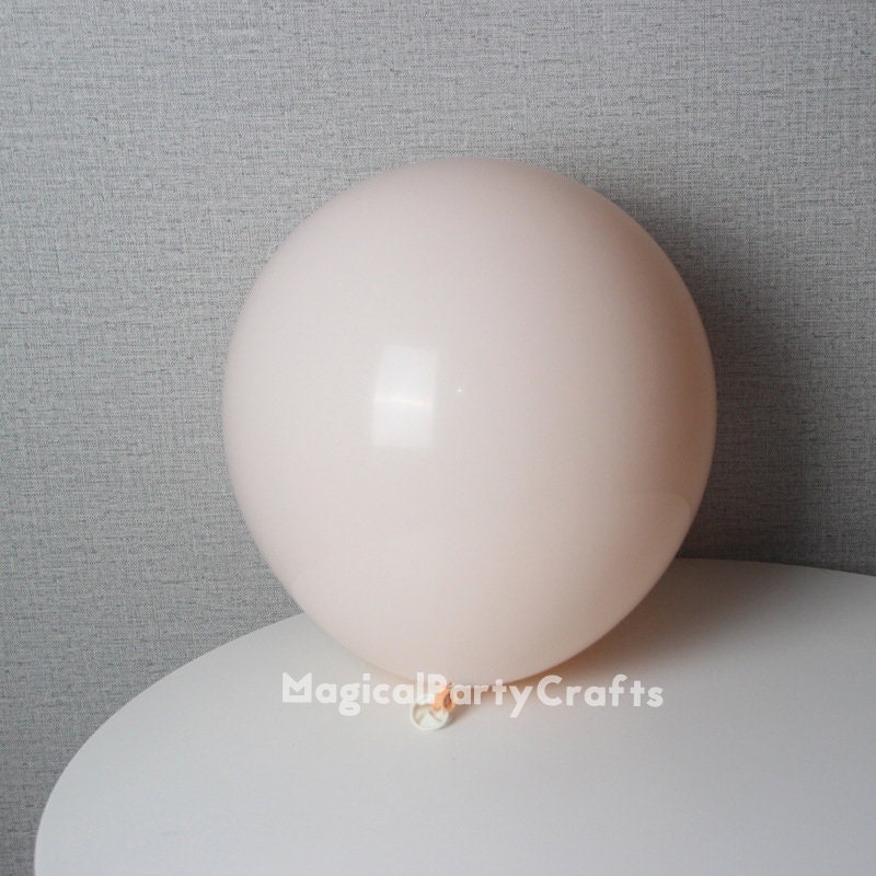 DAZAKA Ballon Abricot, Ballon Beige 50 Pièces - 12 30 cm - LATEX NATUREL, Ballon Nude, Ballon Baudruche