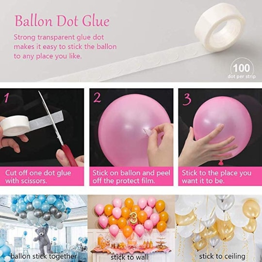 1pc Balloon Glue Dot For Balloons Accessories Gallon Dot Birthday