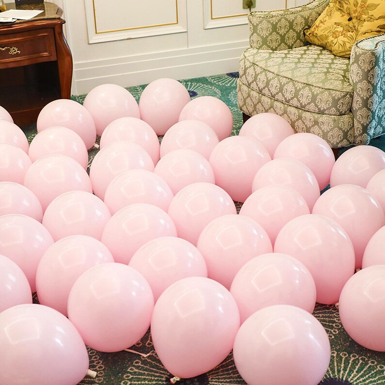 Download 339pcs Pastel Balloons Retro Hot Pink Balloon Garland Arch ...