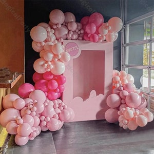 118/158pcs Doubled Macaron Baby Pink Dark Hot Pink Balloons Ghirlanda Arch Kit Ballon Per Compleanno Baby Shower Matrimoni Decorazione Del Partito