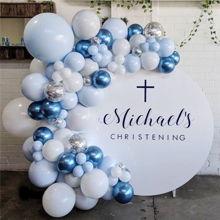 Blue Streamer Balloon Tails, Blue Streamers, Balloon Tails, Boy Birthday  Party, Baby Boy Shower, Balloon Tassels, Navy Balloon Streamers 