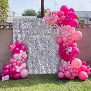 135pcs Pastel Balloon Arch Kit Baby Shower Birthday Backdrop Gender Reveal Boho Bridal Shower Anniversary Wedding Party Decorations