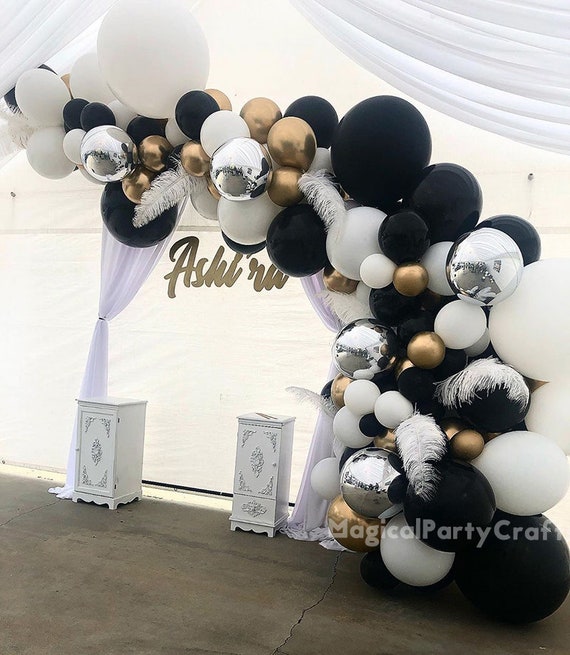 100 globos de látex blanco de 10 pulgadas, globos de helio blanco con  borlas para cumpleaños, boda, fiesta, baby shower, despedida de soltera