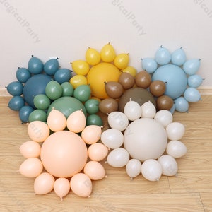 Palloncini sole fai da te, primo viaggio, compleanno del sole, baby shower al sole, sole del deserto, palloncini sole Boho