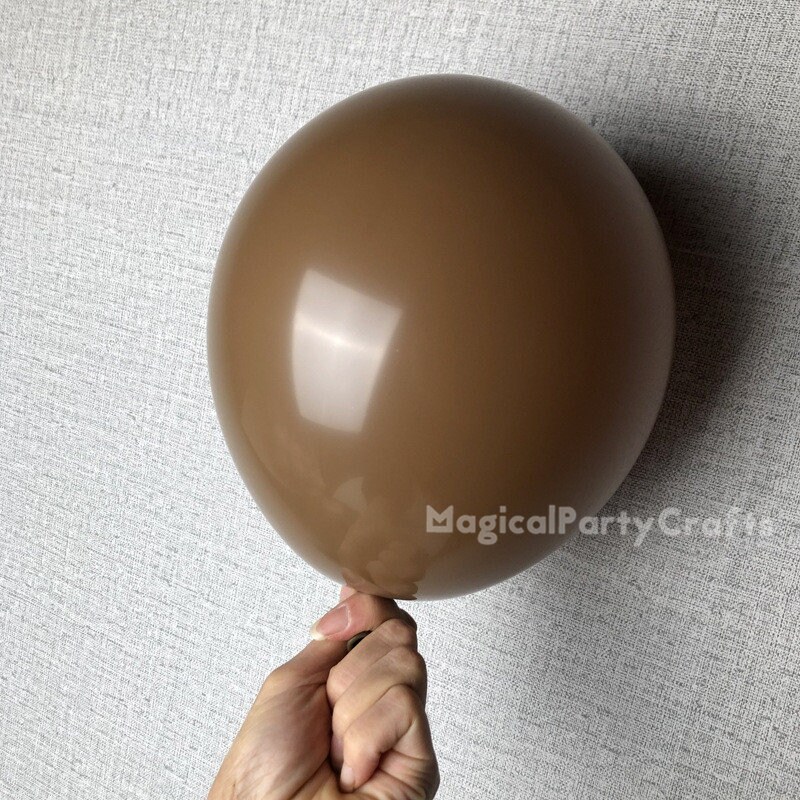 112pcs Coffee Balloons Garland Kit DoubleStuffed Matte Etsy
