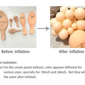 DIY 82pcs Double Cream peach White balloon garland kit Blush balloon arch Wedding Backdrop Birthday Party bridal shower latex Decoration image 8