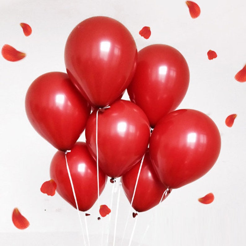108pcs Pomegranate Red Balloon Garland Arch Kit Love foil ...