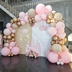 Baby Shower Balloon Arch Kit Macaron Crystal Chain, Pink Balloon Garland,  And Blue Set For Boy Or Girl First Birthday LJ201128 From Cong08, $22.01