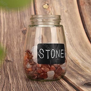 10 fogli da 60/80 pezzi, etichette adesive per lavagna da cucina, cancellabili, impermeabili, fai da te, rotonde, rettangolari, per confezioni regalo di snack.