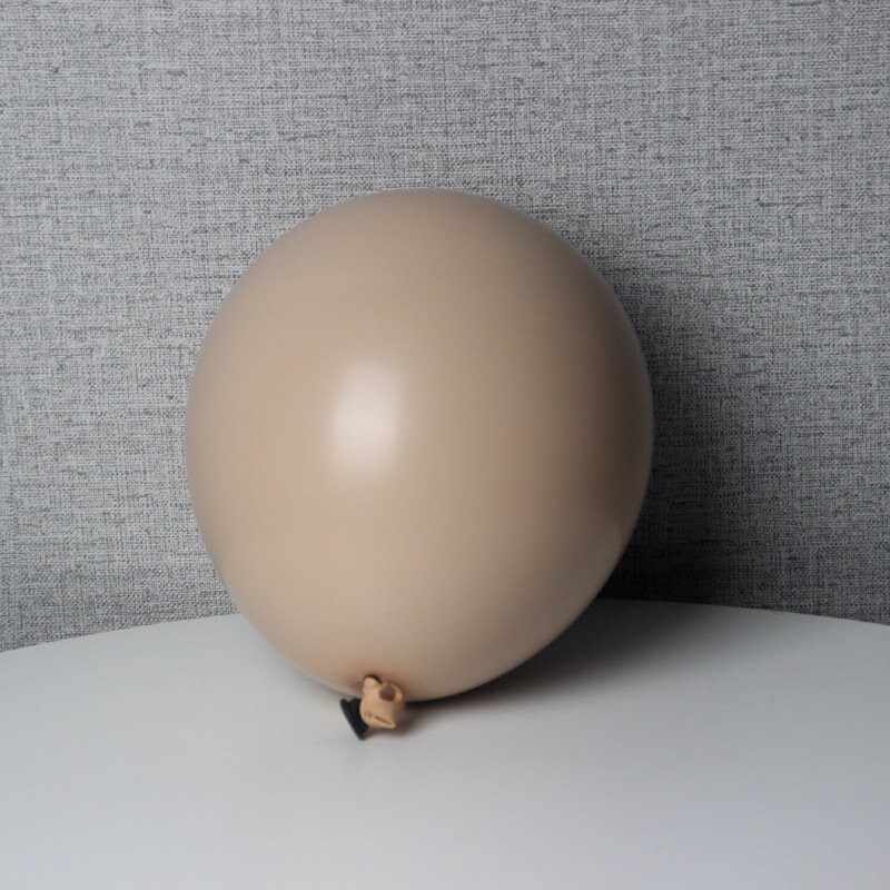 102 cm XXL beige - caramel - nude - marron clair - Ballon numéro 2
