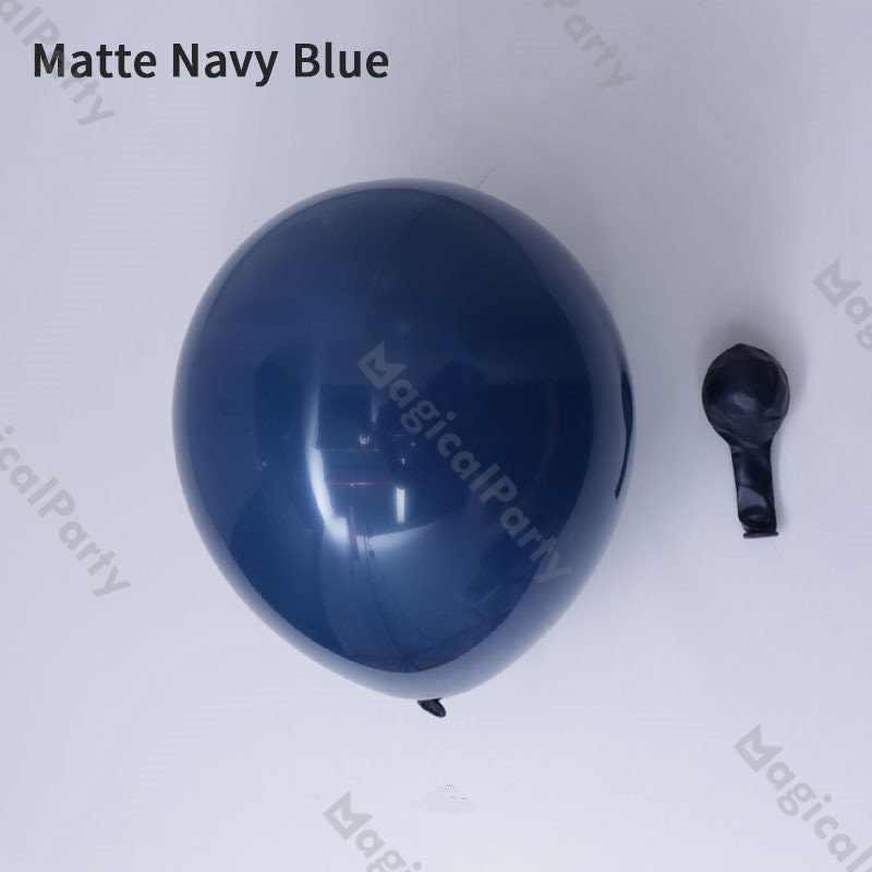 DIY Matte Navy Blue Cream Peach White Dog Print Latex Balloons Set Kids Baby Shower Boy 1st Birthday Party Gender Reveal Decorations