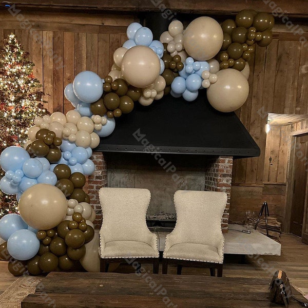 Blue and Brown Decor - Etsy