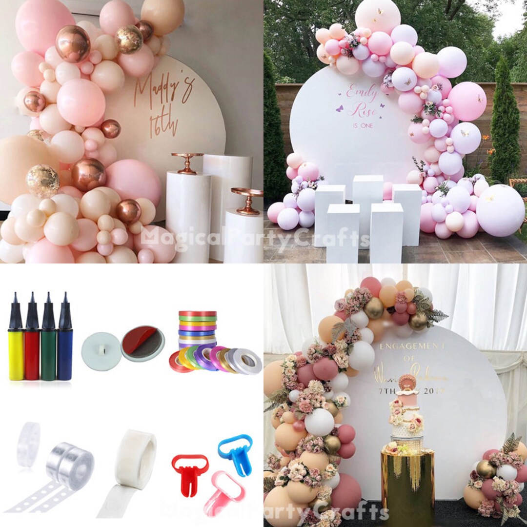 PVC Balloons Rubber Pump Hook Balloon Glue Chain Arch Decor Etsy