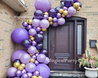 Kelfara Purple Balloon Garland Kit - Party Decorations, Assorted Sizes & Shapes - View #8