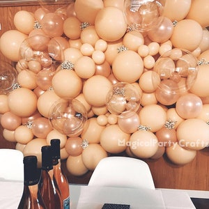 10pcs 5/10/12/18/24/36inch Cream Peach Balloon Matte Balloon Blush Latex Balloon Wedding Baby Shower Birthday Party skin balloon Decorations
