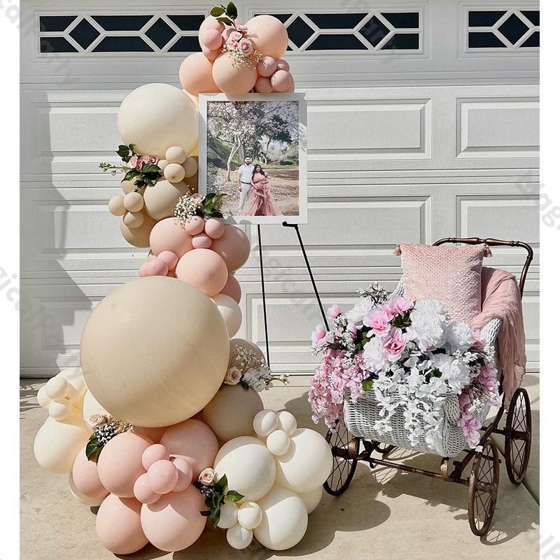 SMOK balloon tops pink beige