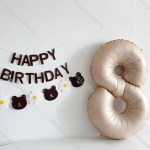 Dog Birthday Balloons - 6pcs Puppy Party Decorations With Paw Print & Bone Balloons