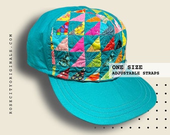 Cappello da camionista trapuntato - Modello PDF digitale - Crea il tuo cappello