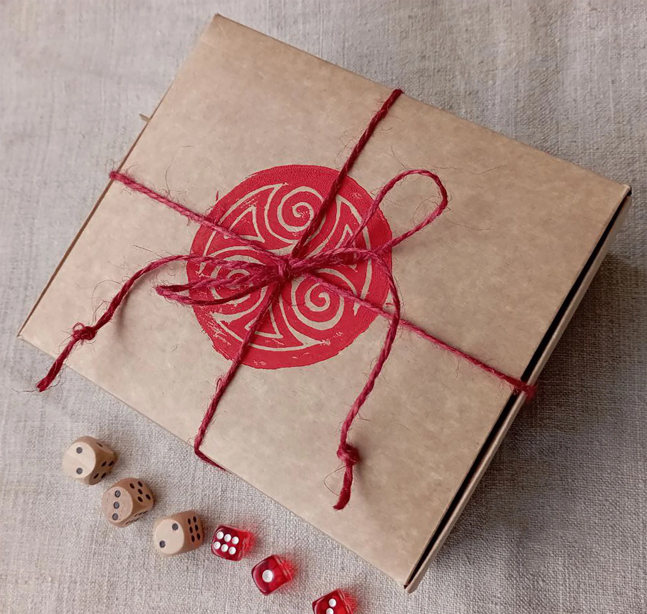 Brown Leather Dice Holder Box Custom Board Game Accessories Etsy