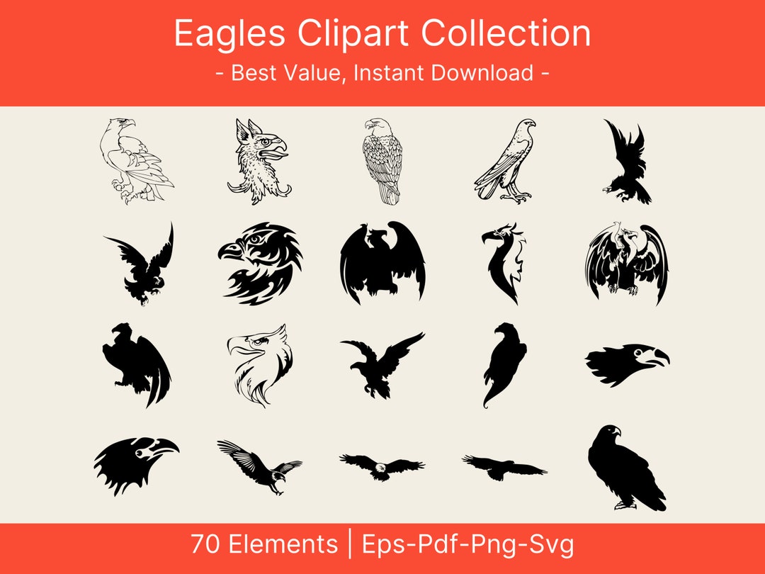 Eagle SVG Bald Eagle American Eagle Head Eagle Bird Eagle Cut Files for ...