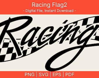 Racing Flag SVG, Start Flags, Race, Checkered Flag, Finish Flags, DXF, Cut file, Cricut, Silhouette