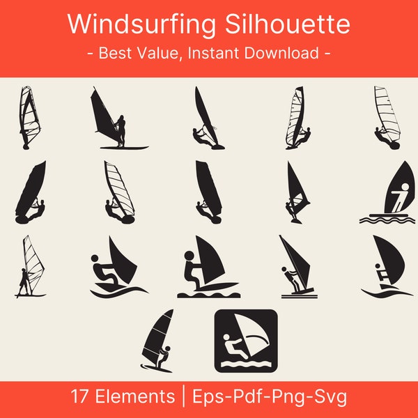 Windsurfen SVG Bundle, Windsurfen Silhouette svg, Windsurfen Cricut, Windsurfen png, Windsurfen svg, Windsurfen svg