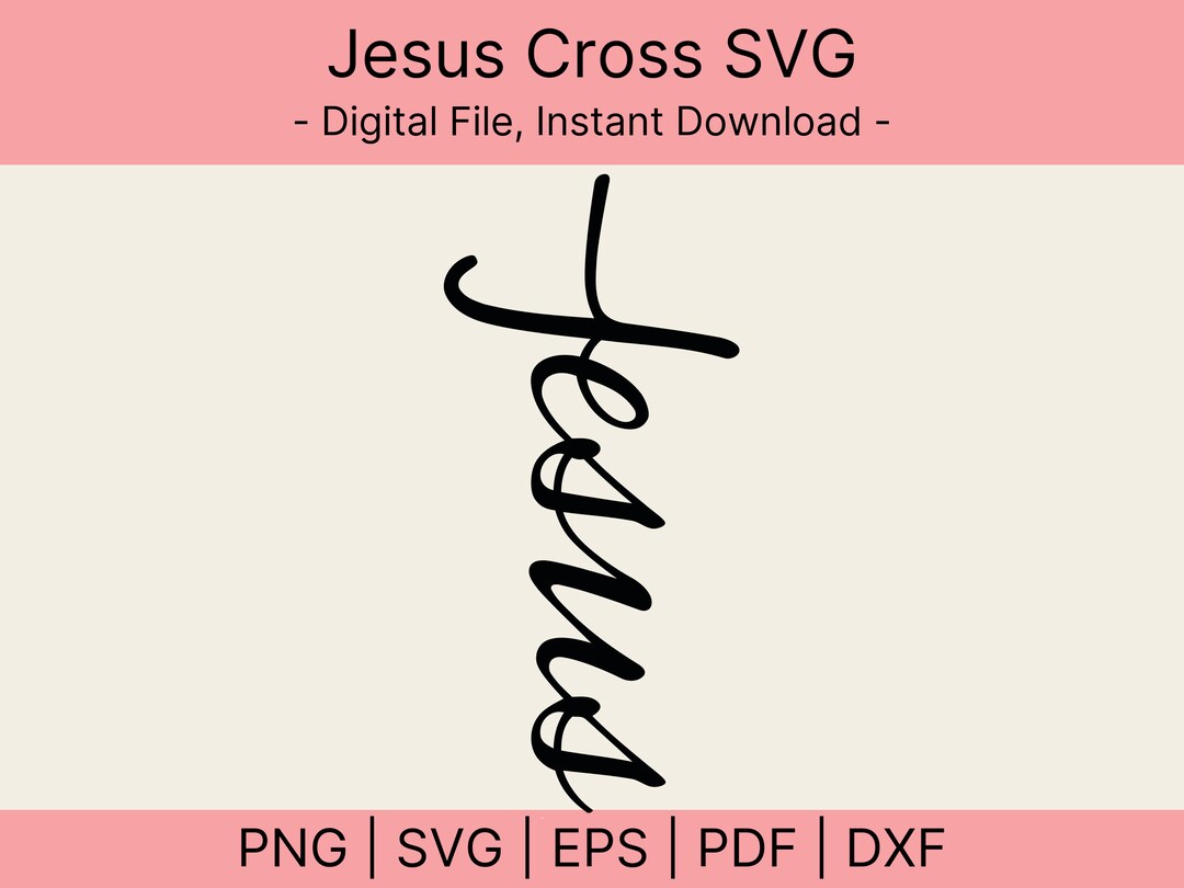 Jesus Cross Svg, Jesus Svg for Kids, Jesus Svg Laser, Jesus Svg Files