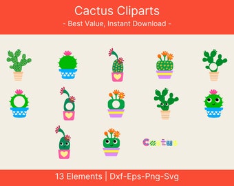 88 Cactus SVG Bundle, Cactus SVG, Cactus png, Cactus Monogram SVG Bundle, Succulent Svg Cutfiles, cactus silhouette, cactus, cactus outline