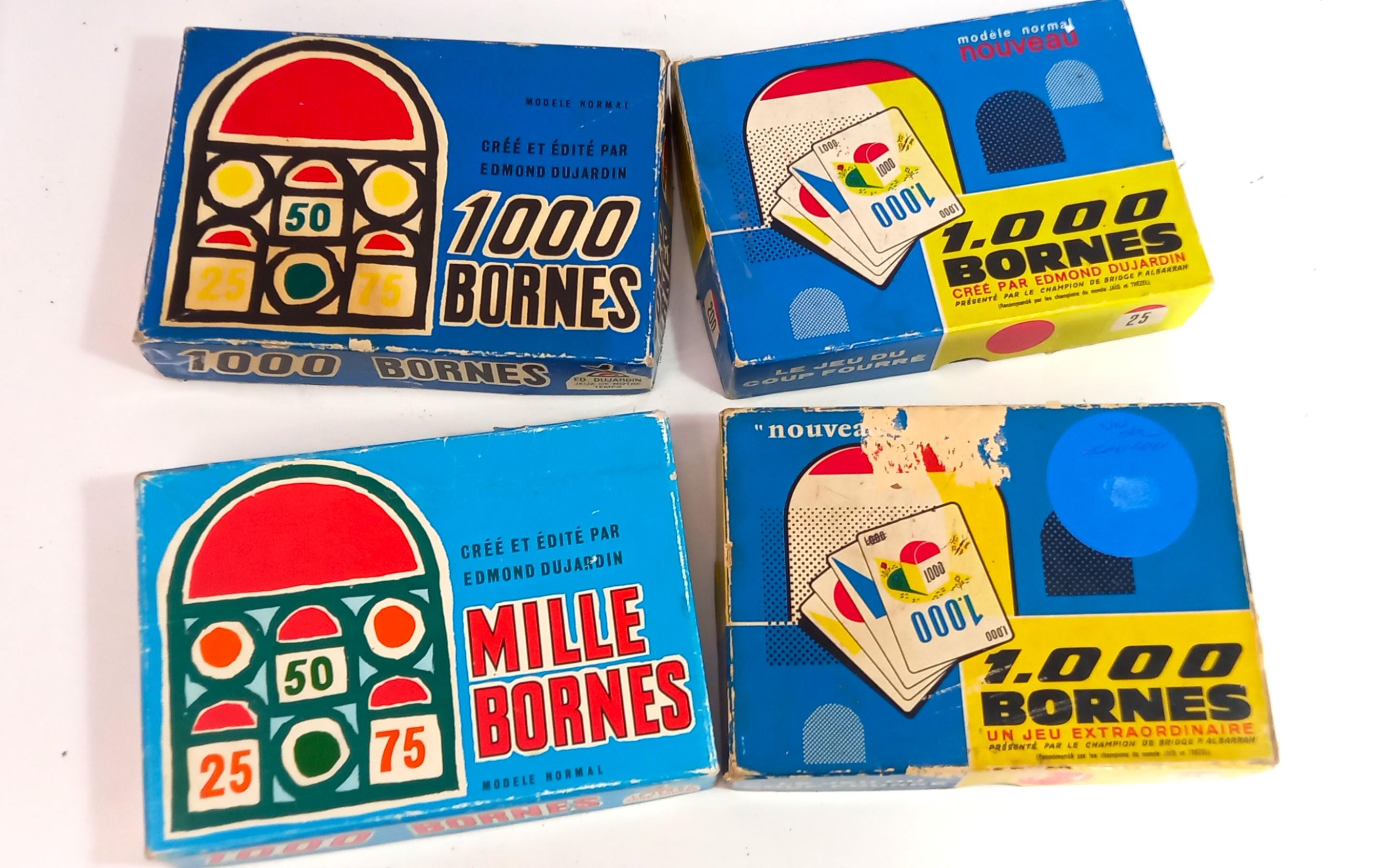 Mille Bornes 4 jeux vintage